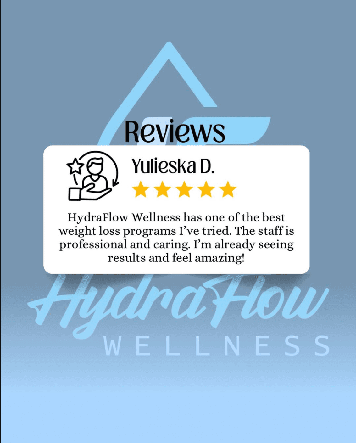 Patient review of HydraFlow Wellness